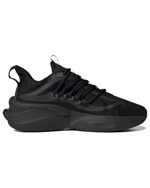 Adidas Black Alphaboost V1 Shoes 'Core' for men