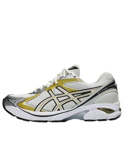 Asics White Gt-2160 'Cream Dark Mustard' for men