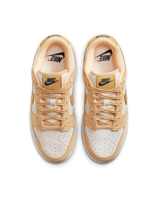 Nike Natural Dunk Low Lx 'gold Suede'