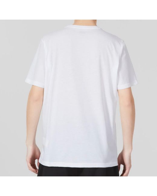 PUMA White Performance Training Graphic Tee for men