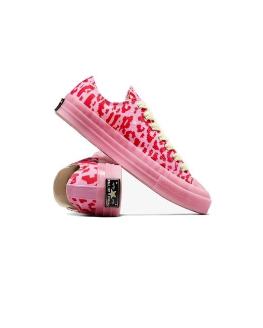 Converse Pink Chuck Taylor All Star 70 Ox 'Golf Le Fleur Digital Leopard' for men