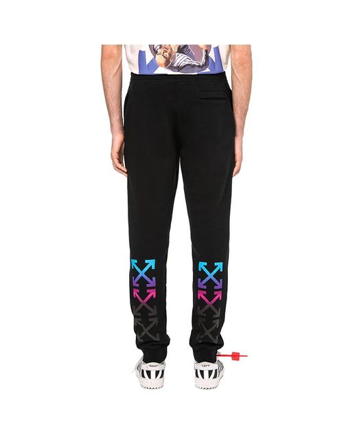 Off-White c/o Virgil Abloh Black Gradient Sweat for men