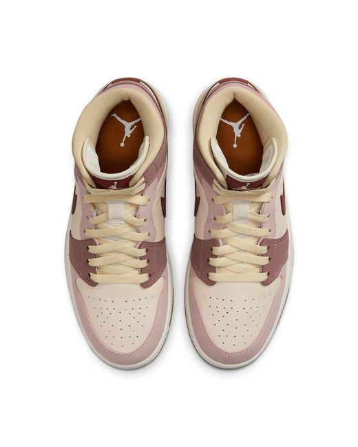 Nike Brown (Wmns) 1 Mid Se 'Dark Pony Smoky Mauve'