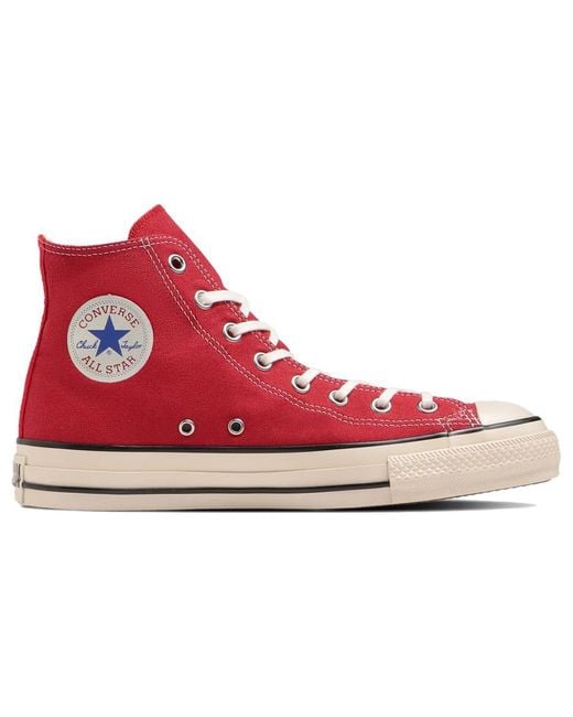 Converse Red Chuck Taylor All Star Us High Top 'Classic' for men