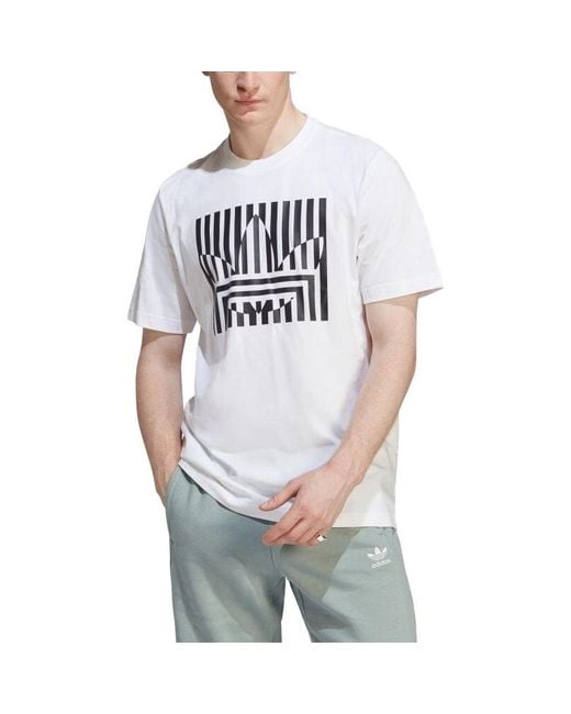 Adidas White Originals Rekive T-Shirt Ib8708 for men