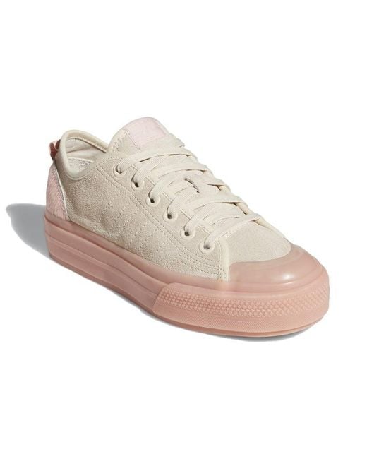 Adidas White (Wmns) Nizza Rf Platform 'Vapour'