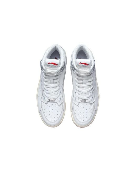 Li-ning White 937 Deluxe Hi 'Bright' for men