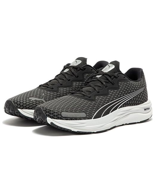 PUMA Black Velocity Nitro 2 Wtr Running Shoes for men