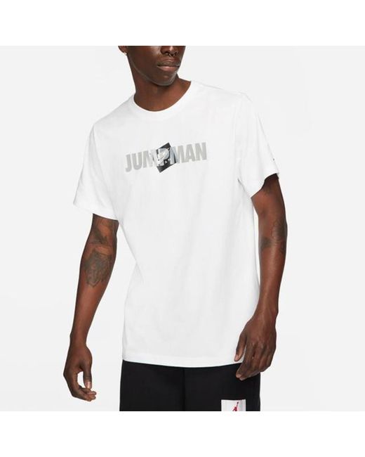 Nike Gray As J Jmc Ss Hbr Ctn Crew for men