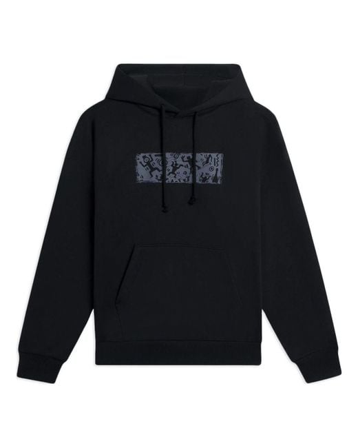 Li-ning Blue Graphic Hoodie for men