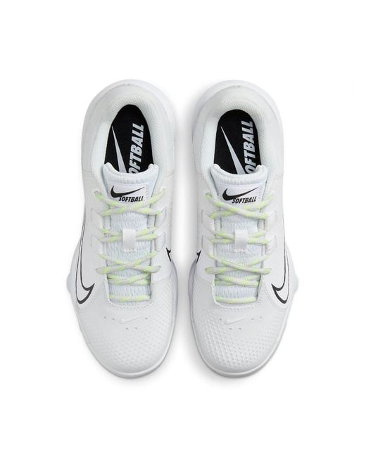 Nike White (Wmns) Hyperdiamond 4 Pro Mcs