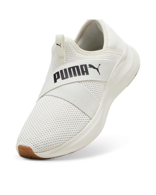 PUMA White (Wmns) Softride Harmony Slip-On 'Warm'