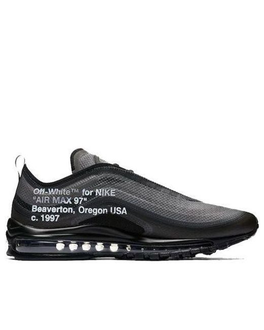 Nike Black X Off- Air Max 97 for men