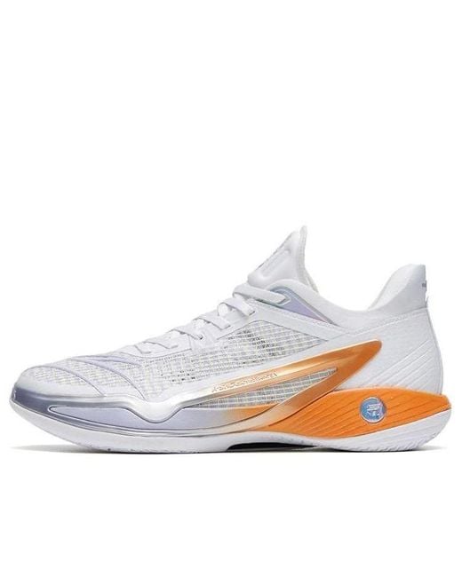 Anta White Light Crazy Up 4 'Rocket Tail Flame' for men