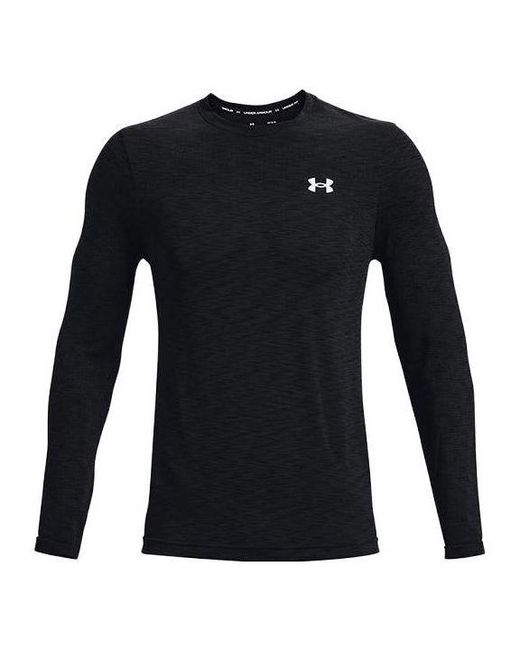 Under Armour Black Seamless Long Sleeve Tee for men