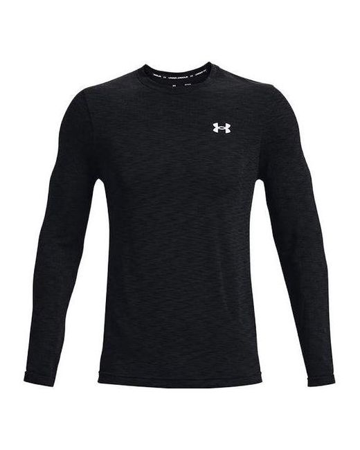Under Armour Black Seamless Long Sleeve Tee for men