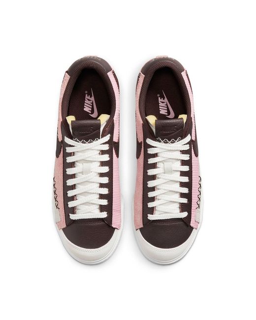 Nike Pink (Wmns) Blazer Low Platform Sneakers