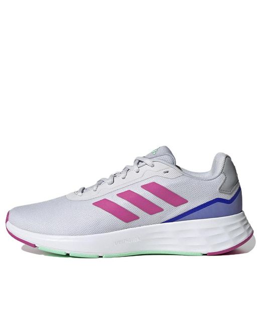 Adidas Purple (Wmns) Start Your Run Tenis Shoes 'Lucid Fuchsia'