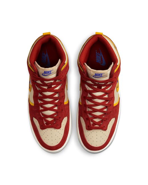Nike Red Dunk High Up Shoes