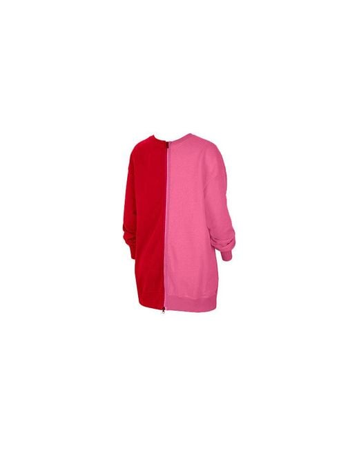 Nike Red (Wmns) Back Cardigan Zipper Long Sleeves Cz1431-657