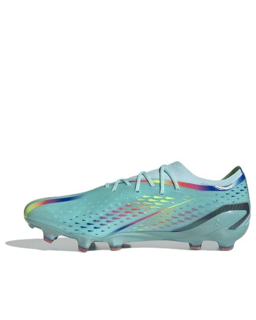 Adidas Blue X Speedportal.1 Fg 'Al Rihla Pack Clear Aqua' for men