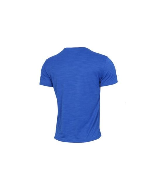 Nike Blue Dri-Fit Sports Training Quick Dry Round Neck Short Sleeve for men