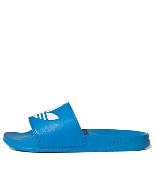 Adidas Blue Adilette Lite Slide 'Bright' for men