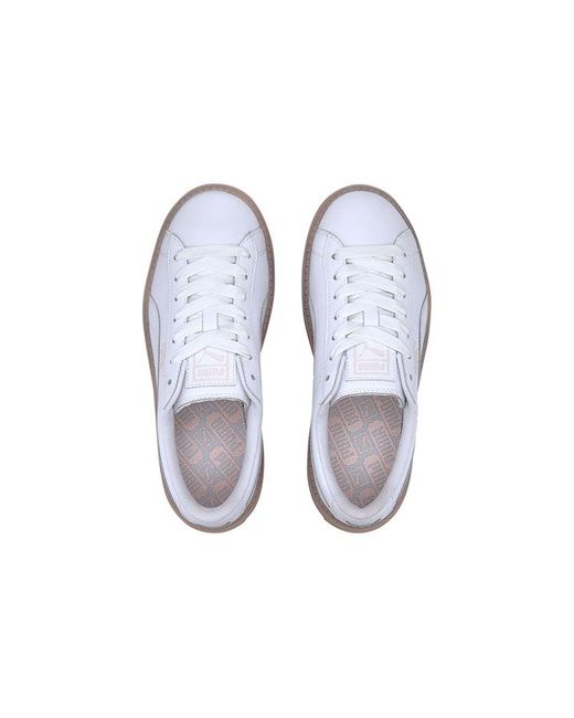 PUMA White (Wmns) Platform Trace Translucent