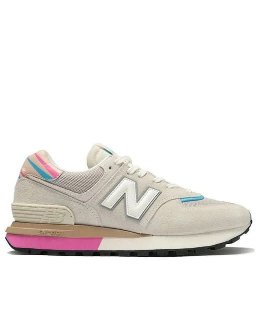 New Balance White 574 'Legacy' for men