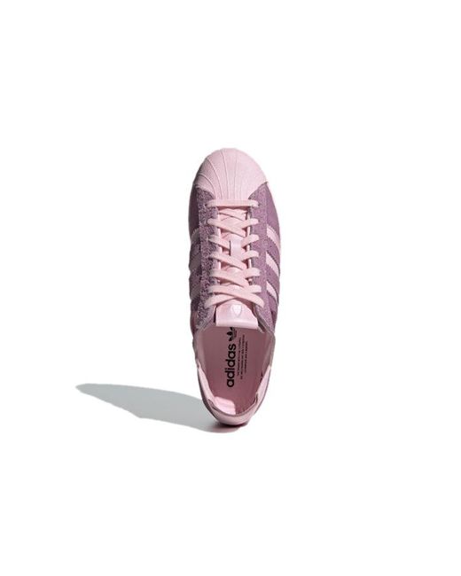 Adidas Purple Superstar 'Minimalist Icons for men