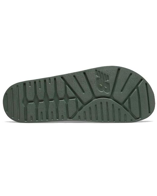 New Balance Green 200 Slides 'Oak Leaf' for men