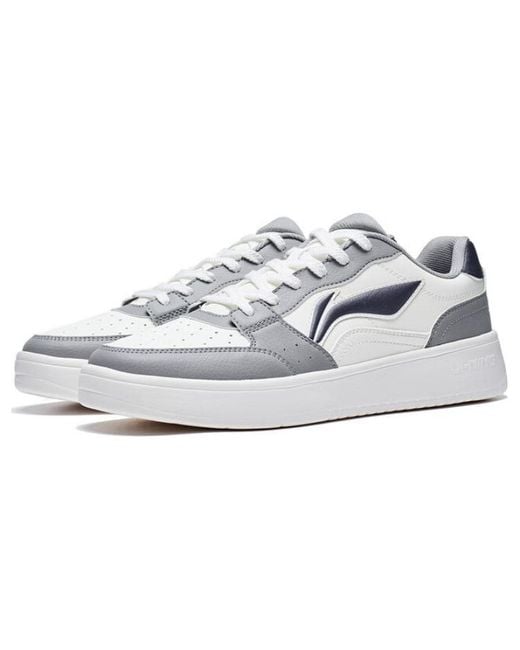 Li-ning White Yuanbao for men