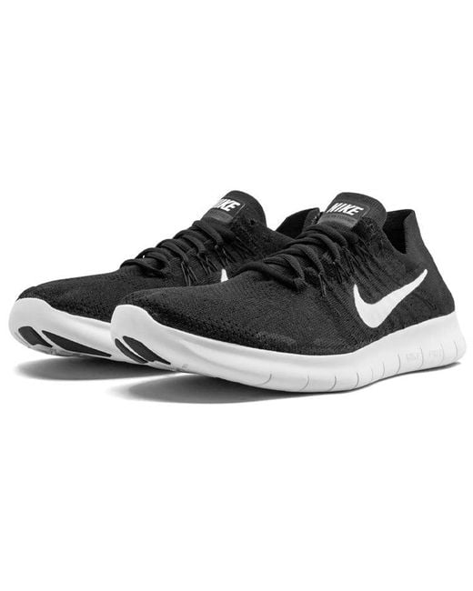 Nike Black (Wmns) Free Rn Flyknit 2017