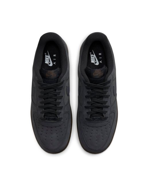 Nike Black Air Force 1 Winter Premium 'Off Noir Dark Chocolate' for men