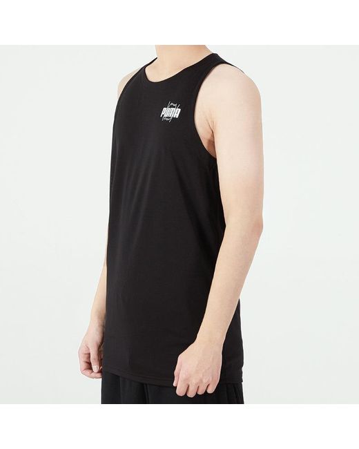 PUMA Black Behind The Back Tank for men