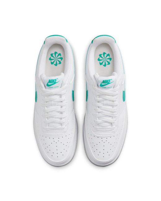 Nike White Court Vision Low Next Nature Clear Jade' for men