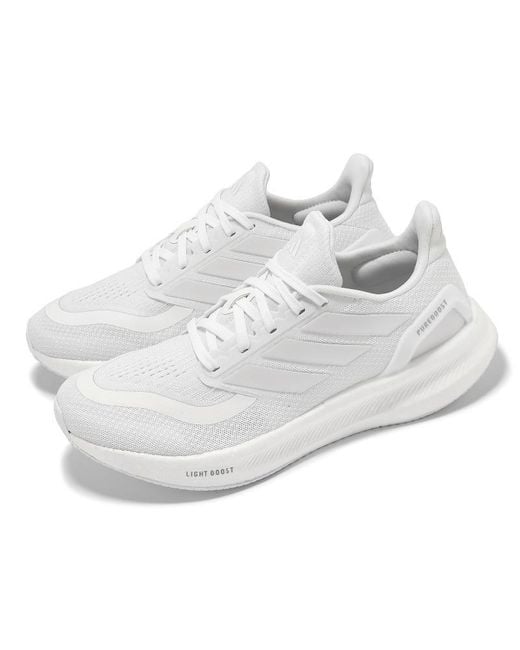 Adidas White Pureboost 5 for men