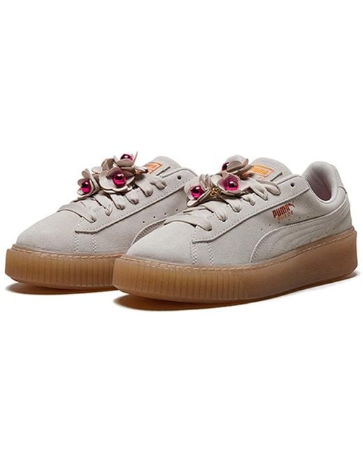 PUMA White (Wmns) Platform Flower Tassel