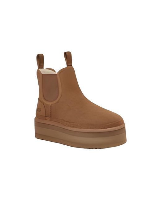 Ugg Brown (Wmns) Neumel Platform Chelsea Boot 'Chestnut'