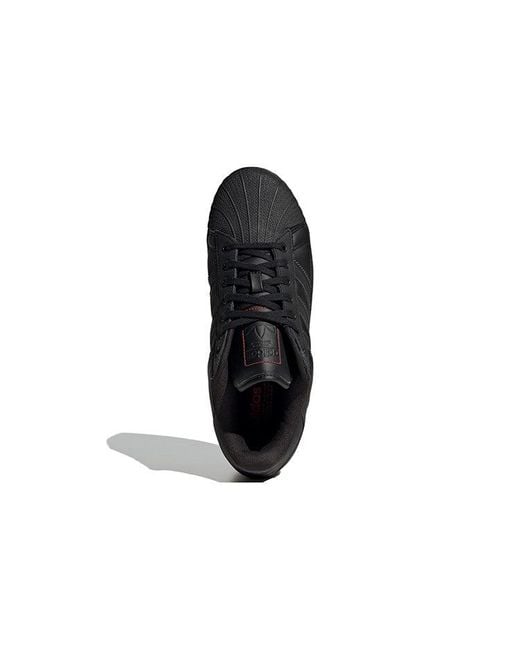 Adidas Black X Atmos Superstar Xlg Metallic' for men