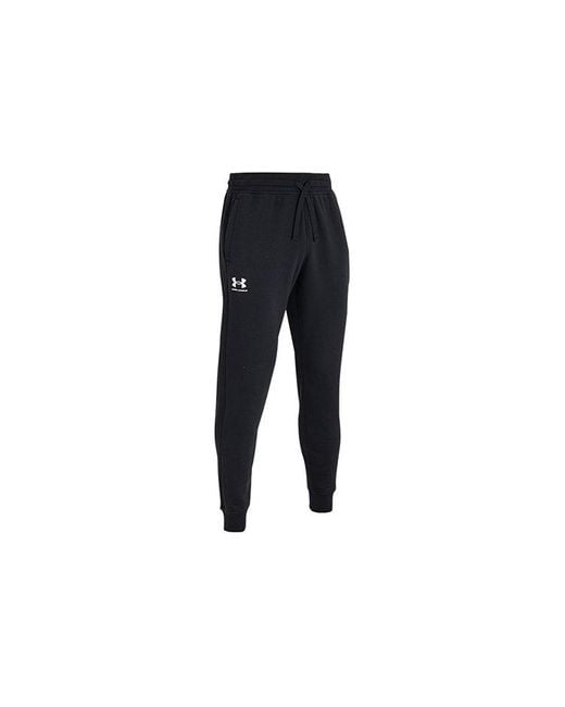 Under Armour Black Rival Jogger Fleece Pants for men