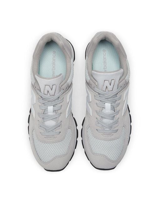 New Balance White 574 Rugged 'Rain Cloud' for men