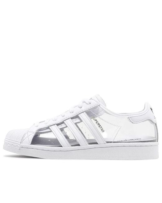 Adidas White Superstar 'Transparent' for men