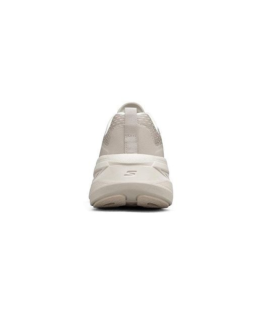 Skechers White Max Cushioning Premier Low-Top Running Shoes for men