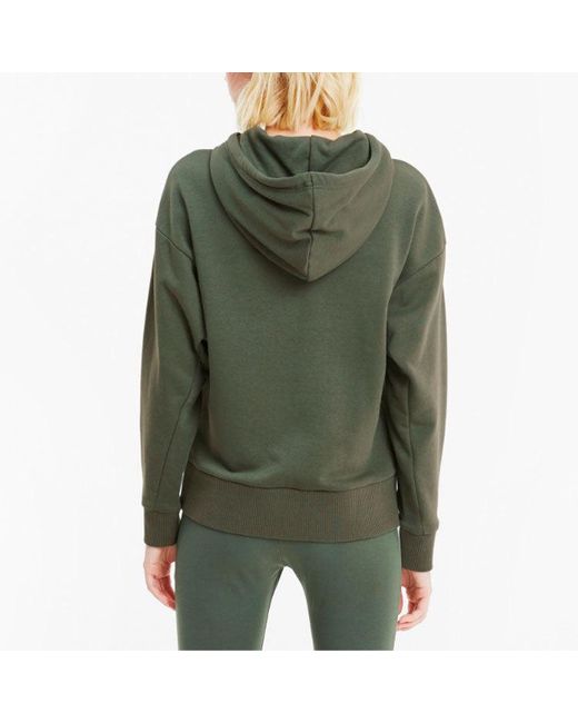 PUMA Green (Wmns) Classics Logo Hoodie