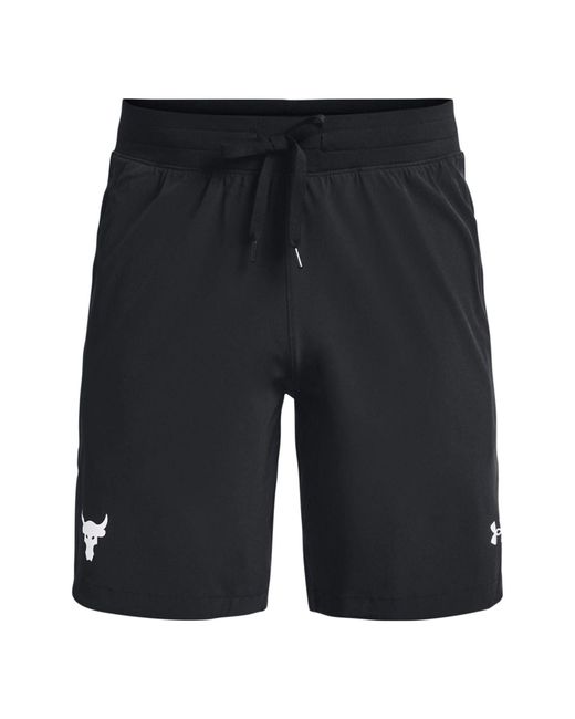 Under Armour Black Project Rock Snap Training Shorts for men