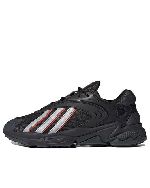 Adidas Black Originals Oztral Shoes 'Core Solar' for men