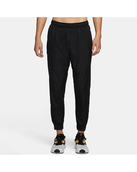 Nike Black Insulated Casual Sports Training Running Bundle Feet Long Pants for men