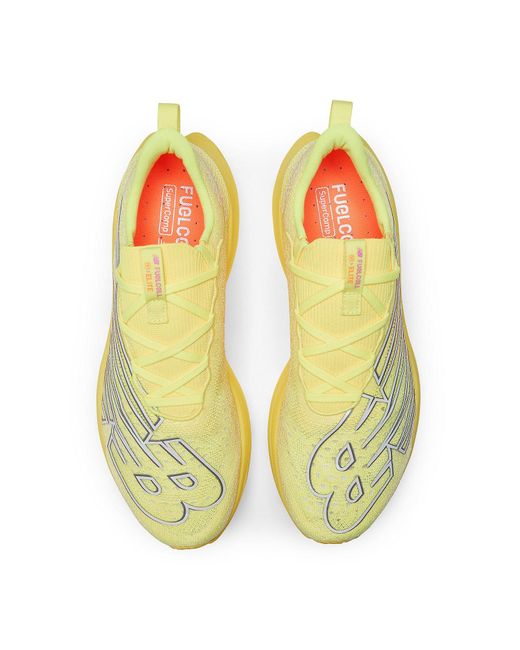 New Balance Yellow Fuelcell Supercomp Elite V3 for men