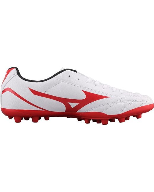 Mizuno Red Potrero Wide Ag Short Nail Soccer Shoes for men